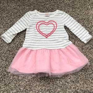 Gymboree baby valentine's heart dress 12-18 months